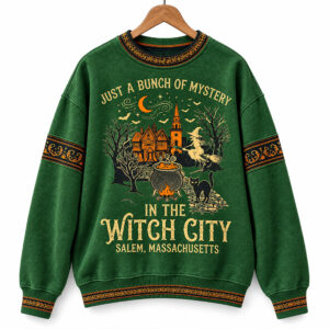 Just A Bunch Of Mystery In The Witch City Sweatshirt 2026 Halloween 1