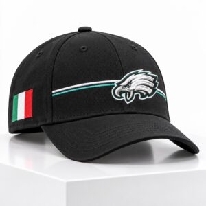 2026 Philadelphia Eagles Italian Flag Hat 1
