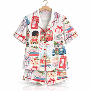 Christmas In London Pajama Set 1