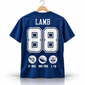 Cowboys CeeDee Lamb 17 Rec 189 Yds 1 Td 2026 Shirt 1
