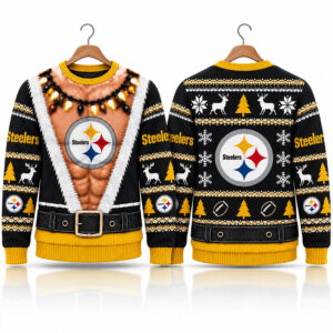2026 Steelers Funny Body Ugly Christmas Sweater 1