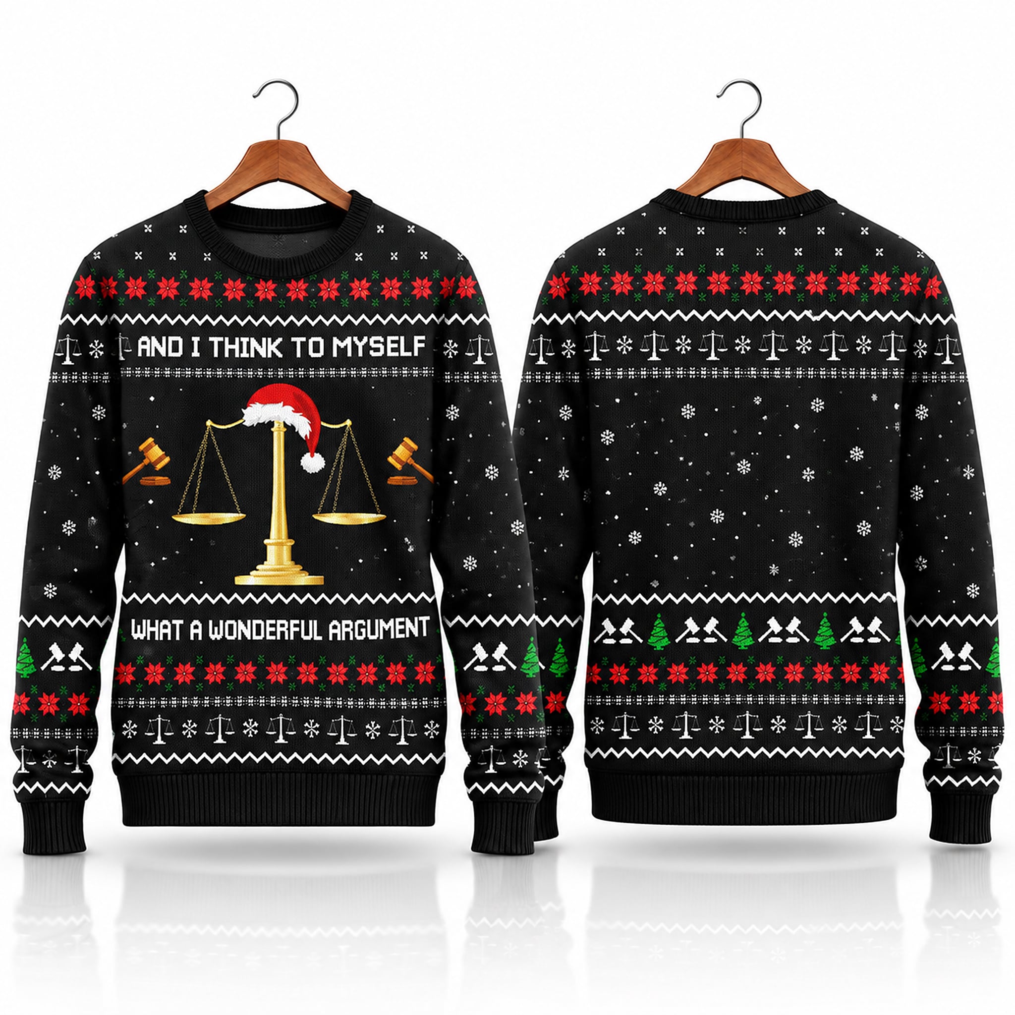 2026 Christmas And I Think To Myself What A Wonderful Argument Ugly Sweater 1 2026 Christmas And I Think To Myself What A Wonderful Argument Ugly Sweater 1