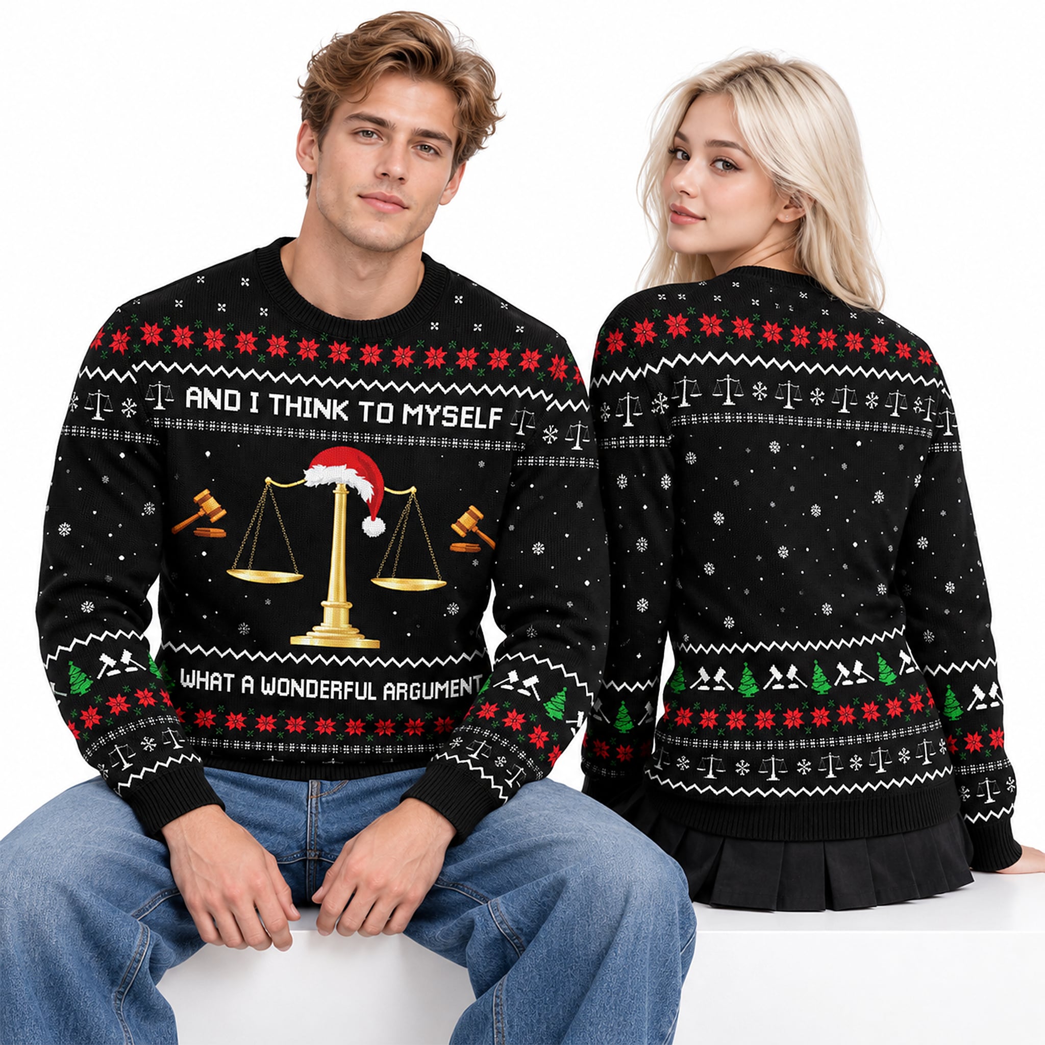 2026 Christmas And I Think To Myself What A Wonderful Argument Ugly Sweater 2 2026 Christmas And I Think To Myself What A Wonderful Argument Ugly Sweater 2