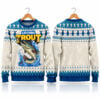 2026 Christmas Catching Trout Ugly Sweater 1