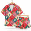 2026 Christmas Holiday Nutcracker Ballet Sugar Plum Soldier Harlequin Pajama Set 1