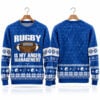 2026 Christmas Rugby Is My Anger Management Ugly Sweater 1