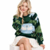 2026 Christmas Swan Lake Green Forest Ugly Sweater 2