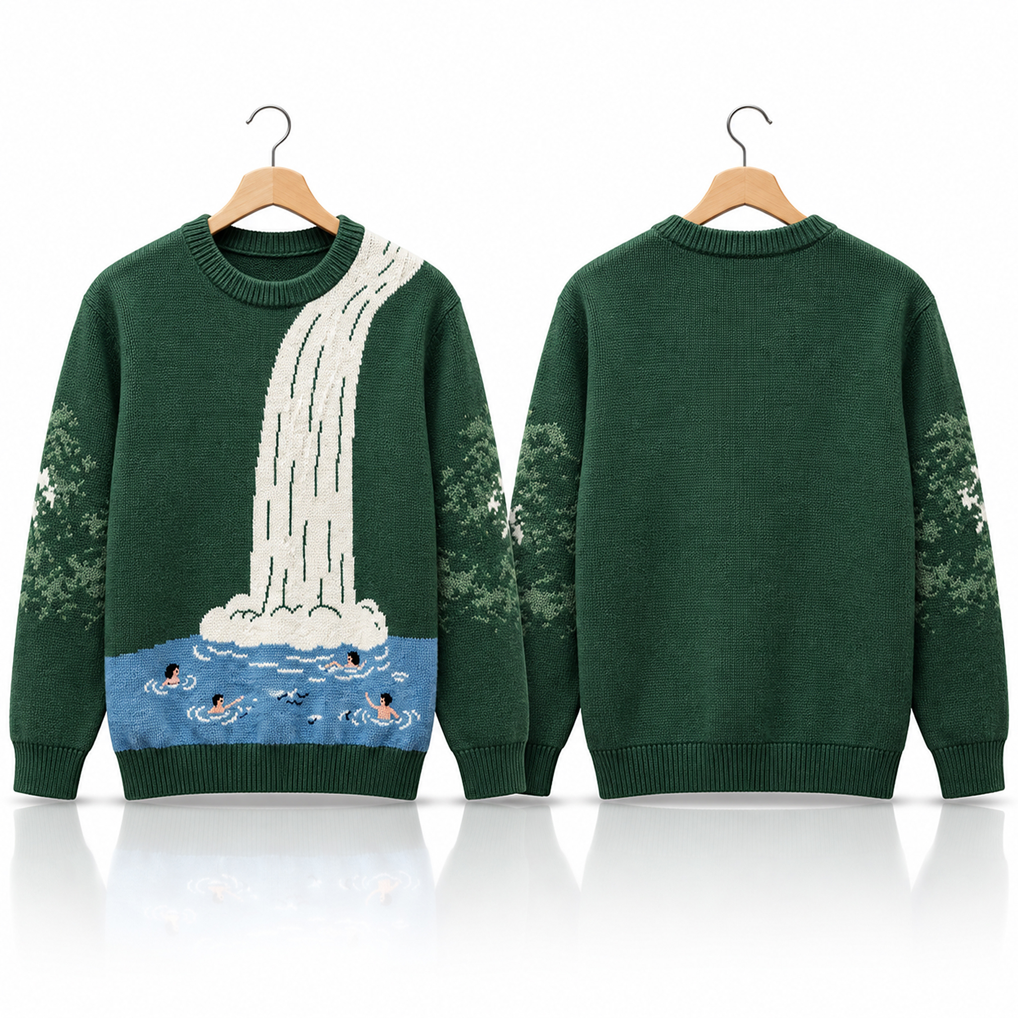 2026 Christmas Waterfall Wool Ugly Sweater 1 2026 Christmas Waterfall Wool Ugly Sweater 1