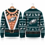 2026 Eagles Funny Body Ugly Christmas Sweater