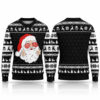 2026 Groovy Santa Sunglasses Ugly Christmas Sweater 1