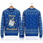 2026 Happy Hanukkah Dreidel Ugly Sweater