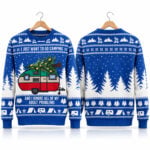 2026 I Just Want To Go Camping Ugly Christmas Sweater