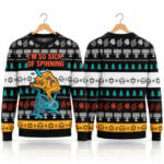 2026 I'm So Sick Of Spinning Hanukkah Ugly Sweater