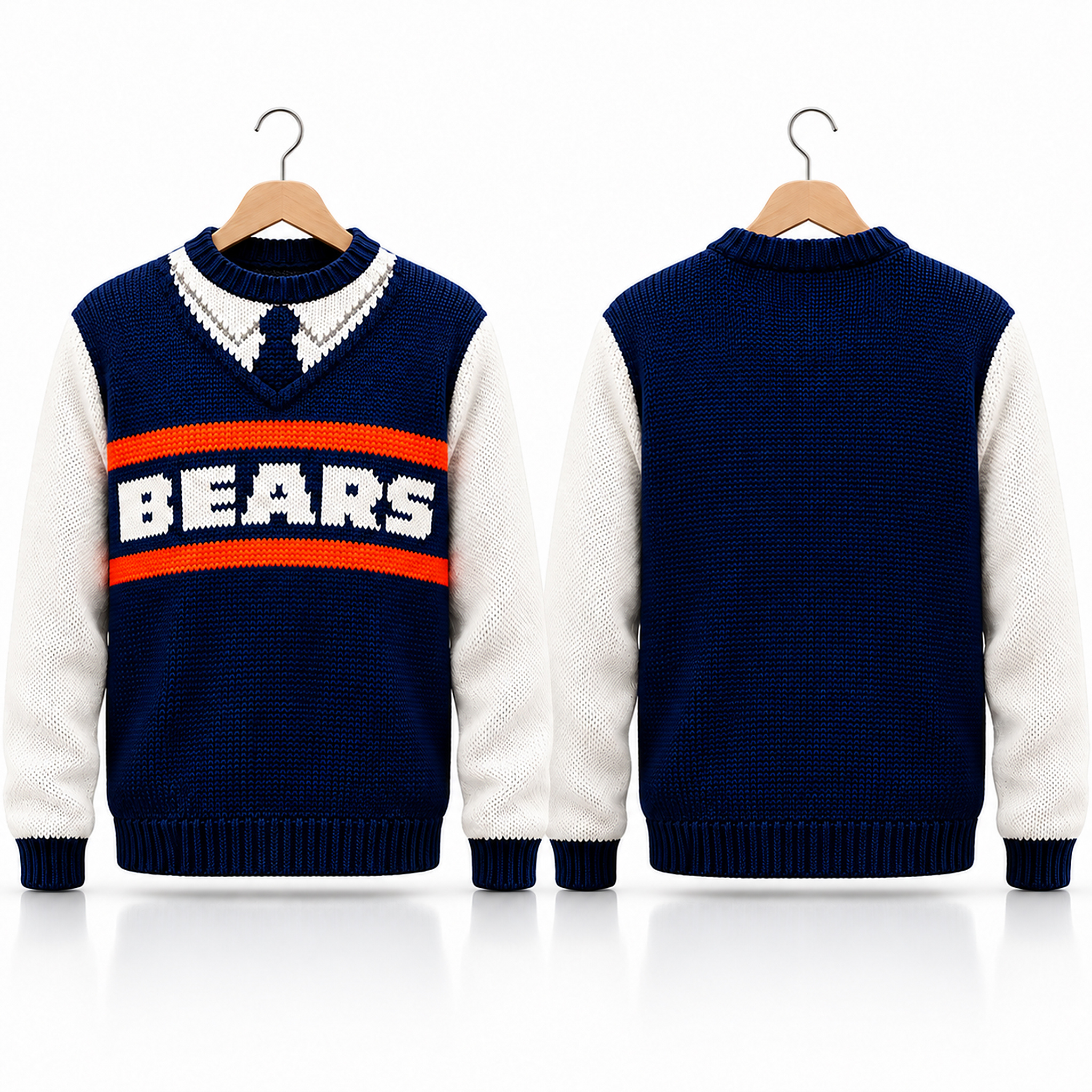 2026 Mike Ditka Bears Costume Ugly Christmas Sweater 1 2026 Mike Ditka Bears Costume Ugly Christmas Sweater 1