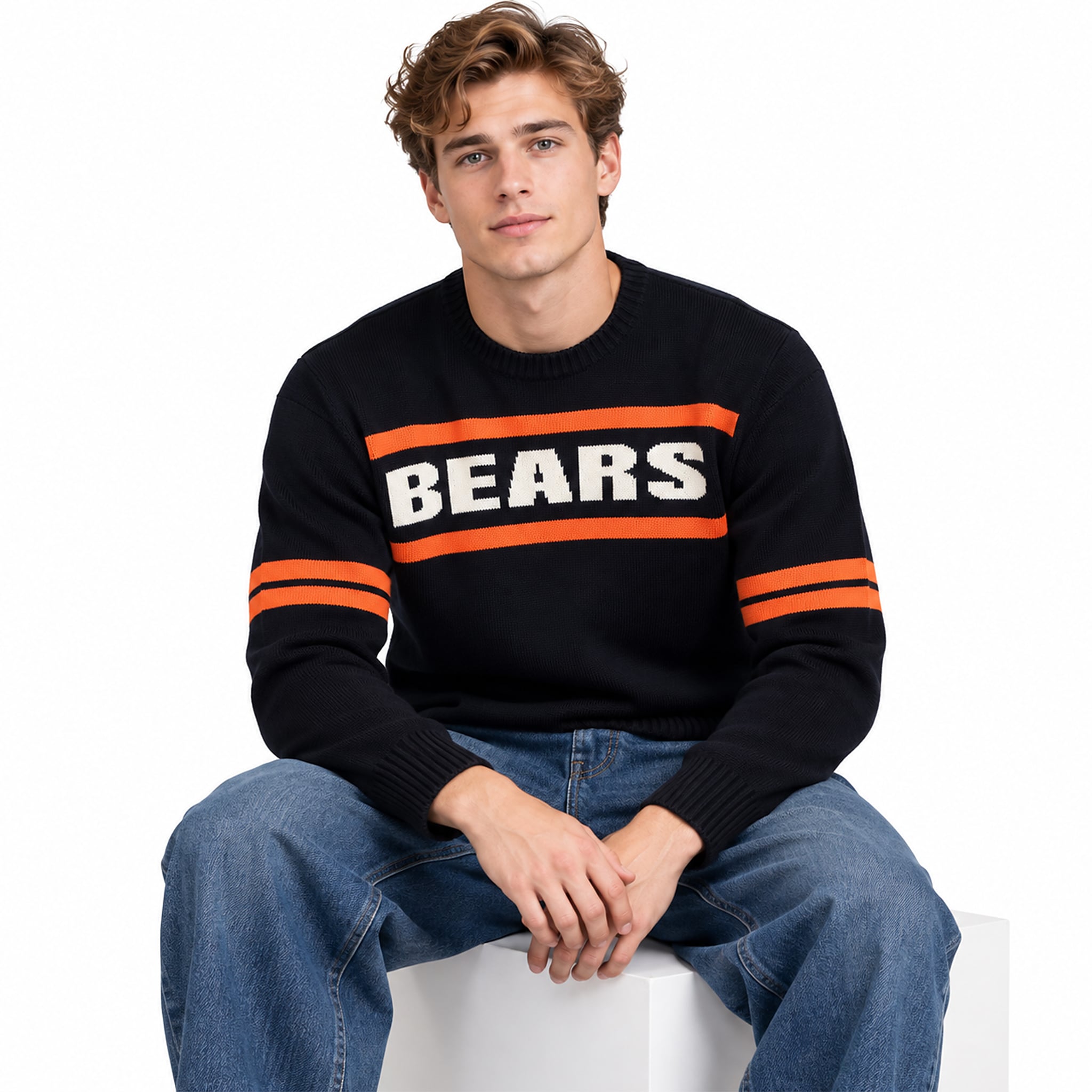 2026 Mike Ditka Bears Ugly Sweater 3 2026 Mike Ditka Bears Ugly Sweater 3