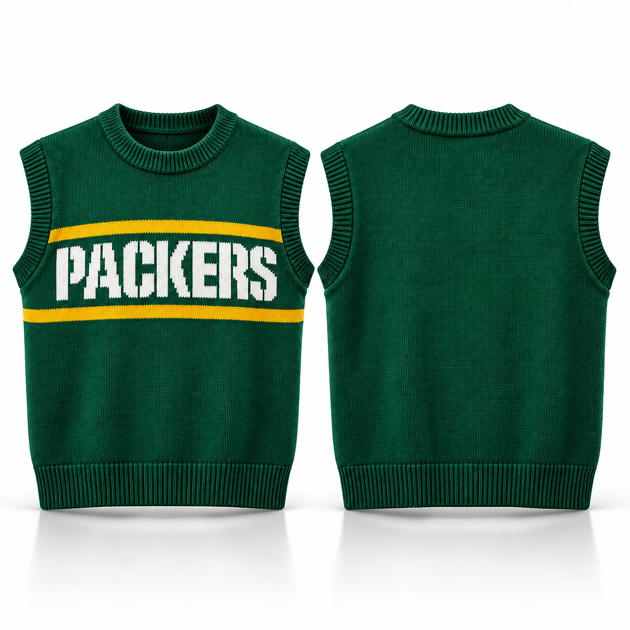 2026 Mike Ditka Packers Sweater Vest 1 2026 Mike Ditka Packers Sweater Vest 1