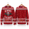 2026 Skeleton Bat Creepmas Be Merry Stay Scary Ugly Xmas Sweater 1