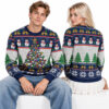 2026 Snowman Colorful Tree Ugly Christmas Sweater 3 2026 Snowman Colorful Tree Ugly Christmas Sweater 2