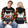2026 Your Gift's In The Box Santa Claus Ugly Xmas Sweater