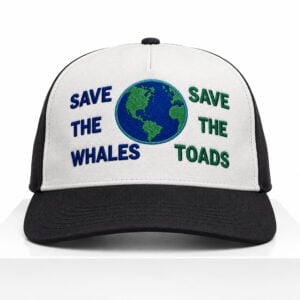 Big Cat Save The Whales Save The Toads Hat 1