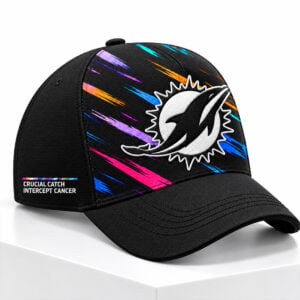 Dolphins Crucial Catch Intercept Cancer 2026 Hat 1