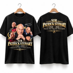 Sir Patrick Stewart 1940 2026 A Remarkable Life A Lasting Legacy Shirt 1