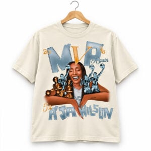 A'ja Wilson 5x MVP Again 2026 Shirt 1