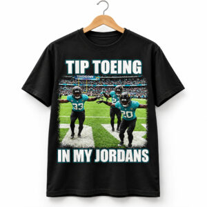 Tip Toeing In My Jordans Jaguars Shirt 1