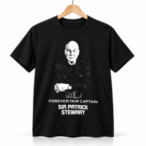 Sir Patrick Stewart Forever Our Captain Memorial Shirt 1