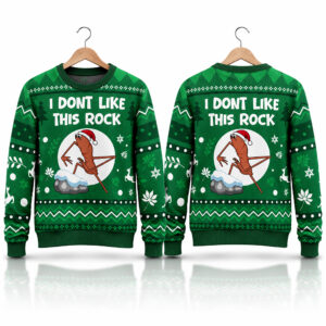 I Dont Like This Rock Marcus The Worm Ugly Sweater 2026 Christmas 1