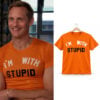 Alexander Skarsgard I'm With Stupid Shirt