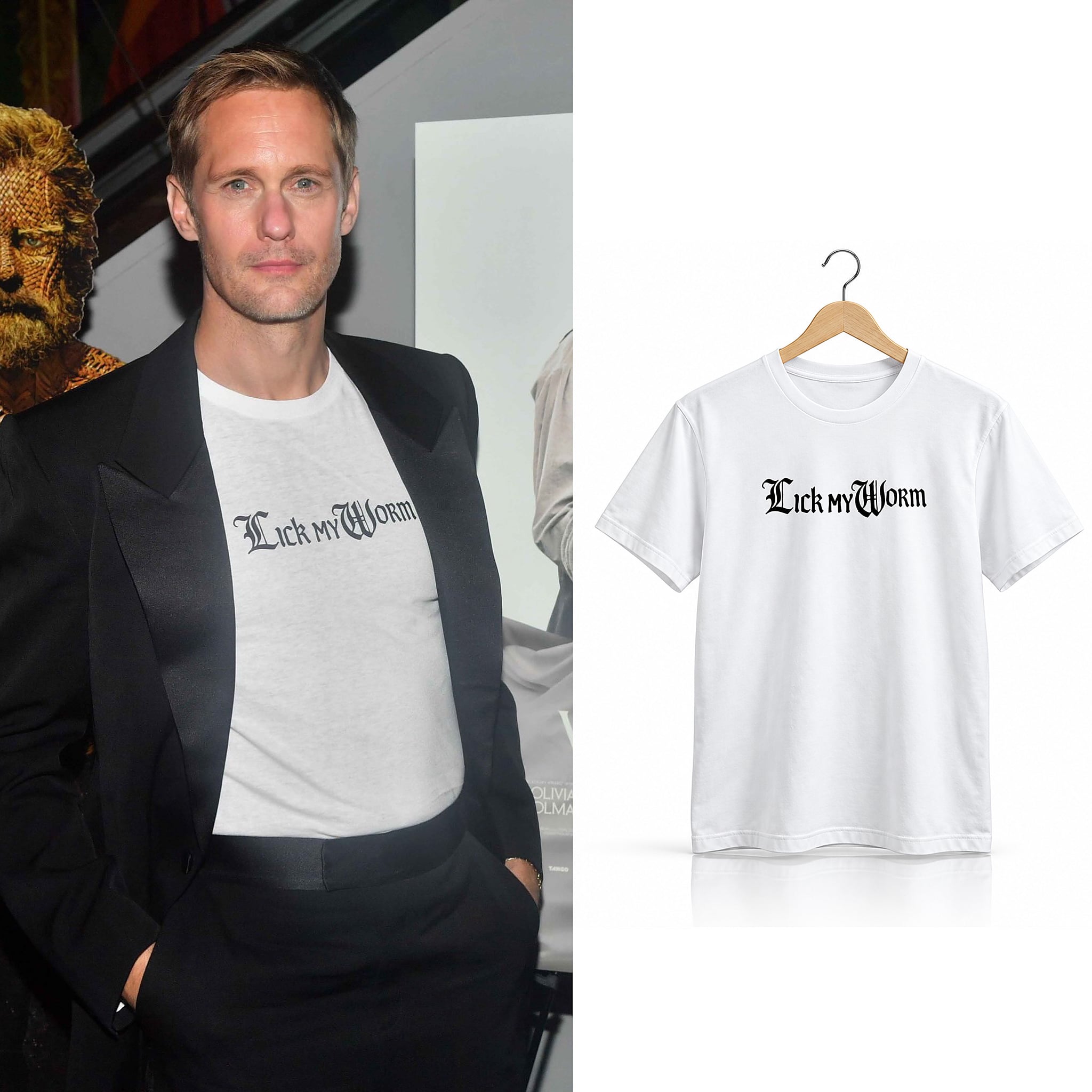 Alexander Skarsgard Lick My Worm Shirt 10 Alexander Skarsgard Lick My Worm Shirt 10