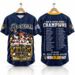 Brewers 103 Wins Brew Lieve It 2026 NL Central Division Champions Jersey
