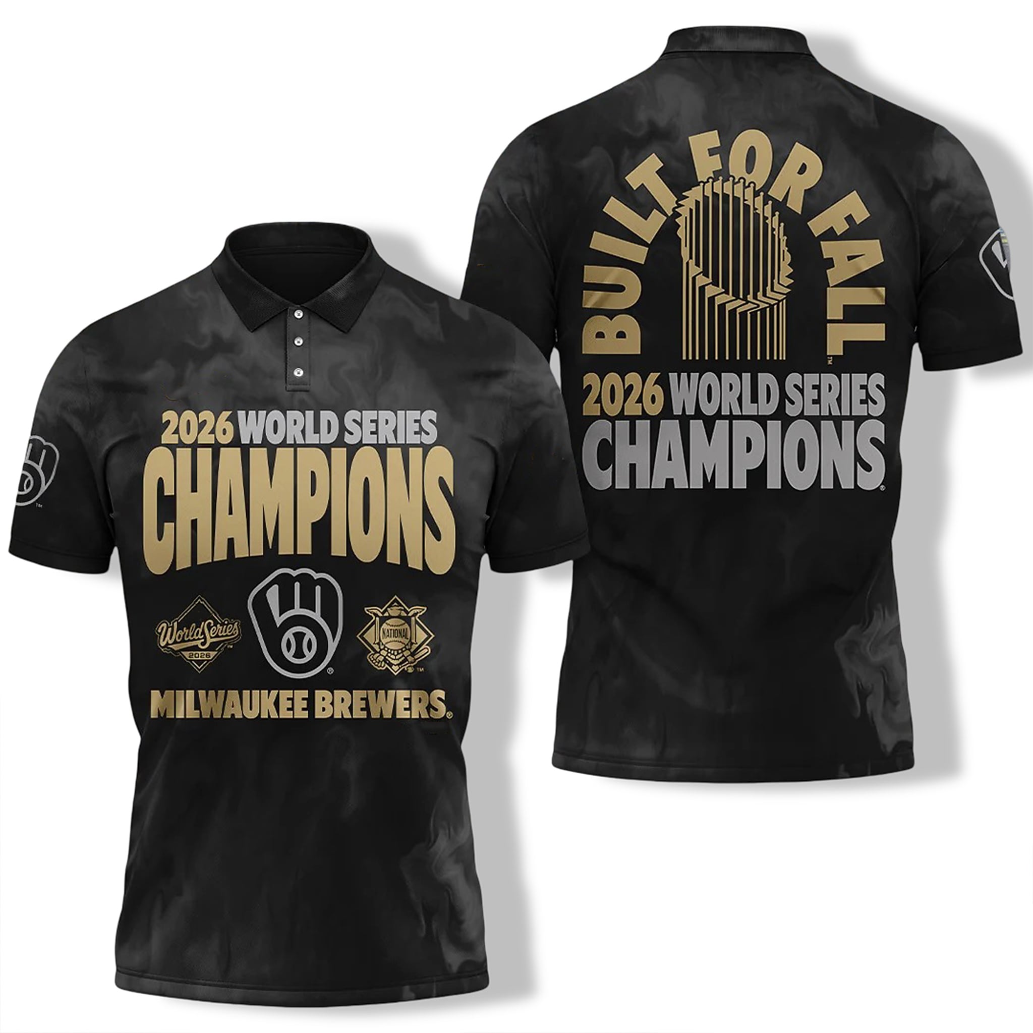 Brewers 2026 World Series Champions Built For Fall Polo Shirt 1 Brewers 2026 World Series Champions Built For Fall Polo Shirt 1