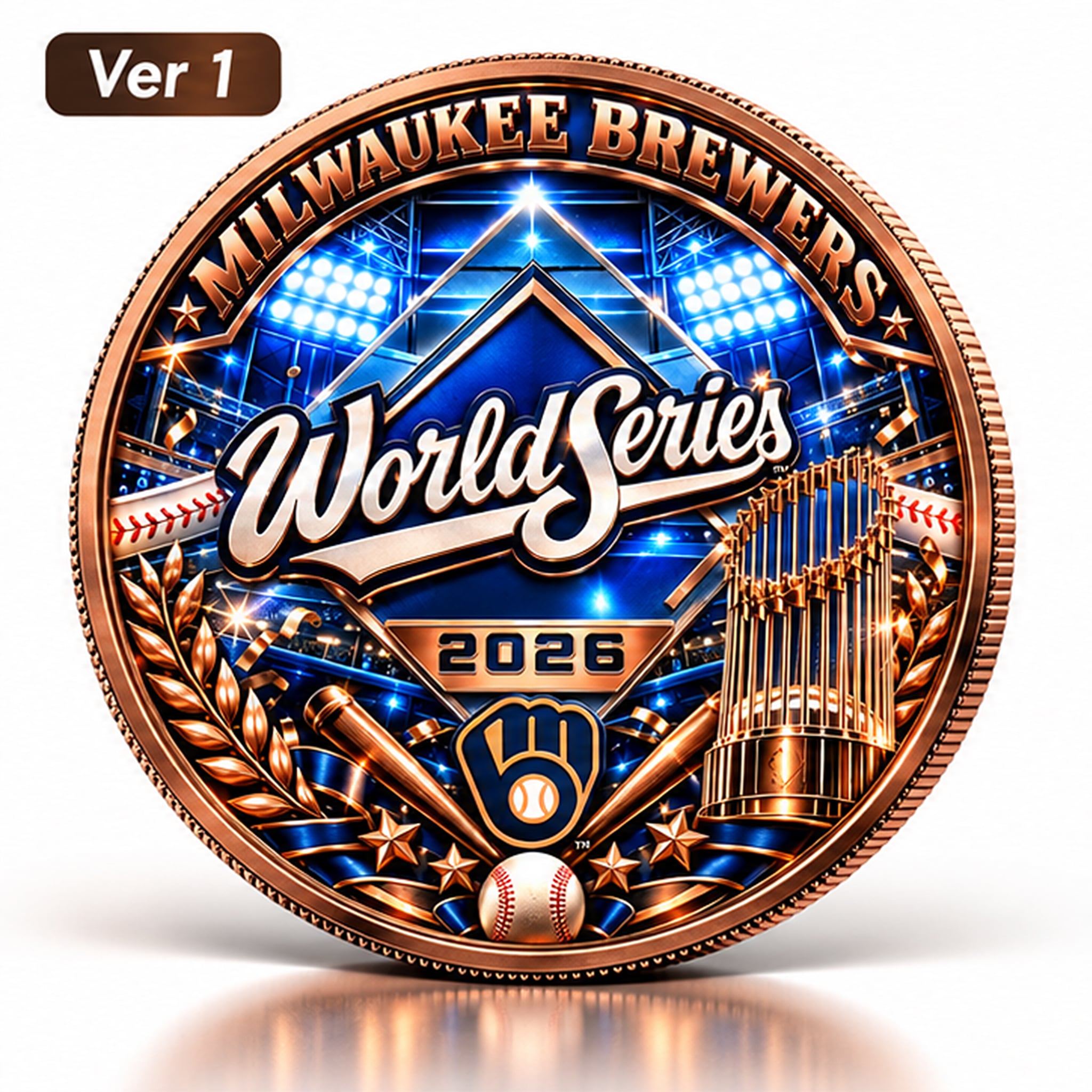 Brewers 2026 World Series Victory Coin Brewers 2026 World Series Victory Coin