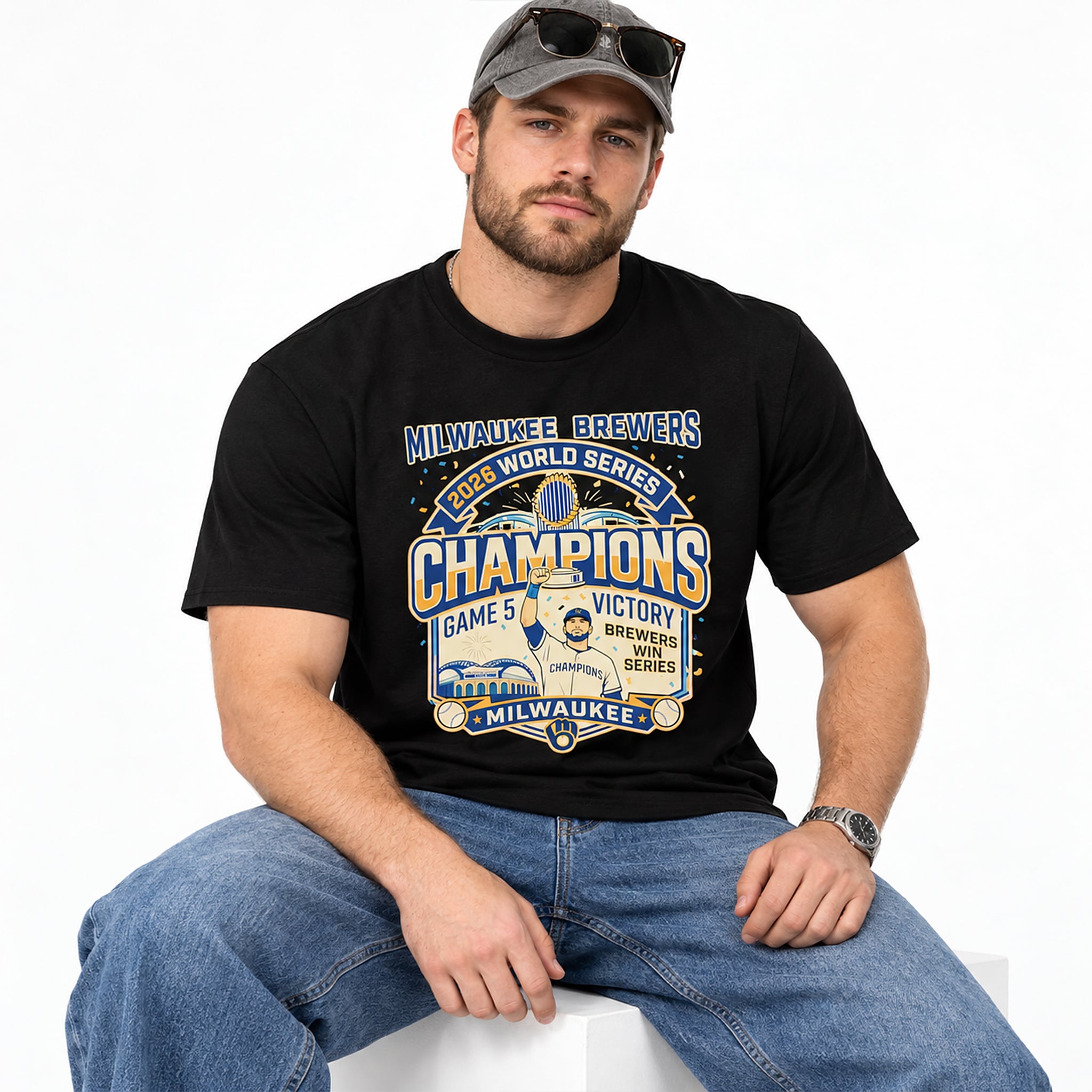 Brewers 2026 World Series Champions Game 5 Victory Shirt 2 Brewers 2026 World Series Champions Game 5 Victory Shirt 2