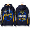 Brewers 2026 World Series Champions Quarter Zip Waffle Hoodie 0 (1)