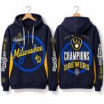 Brewers 2026 World Series Champions Quarter Zip Waffle Hoodie