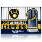 Brewers 2026 World Series Champions Trophy Doormat
