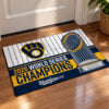 Brewers 2026 World Series Champions Trophy Doormat 3 Brewers 2026 World Series Champions Trophy Doormat 2