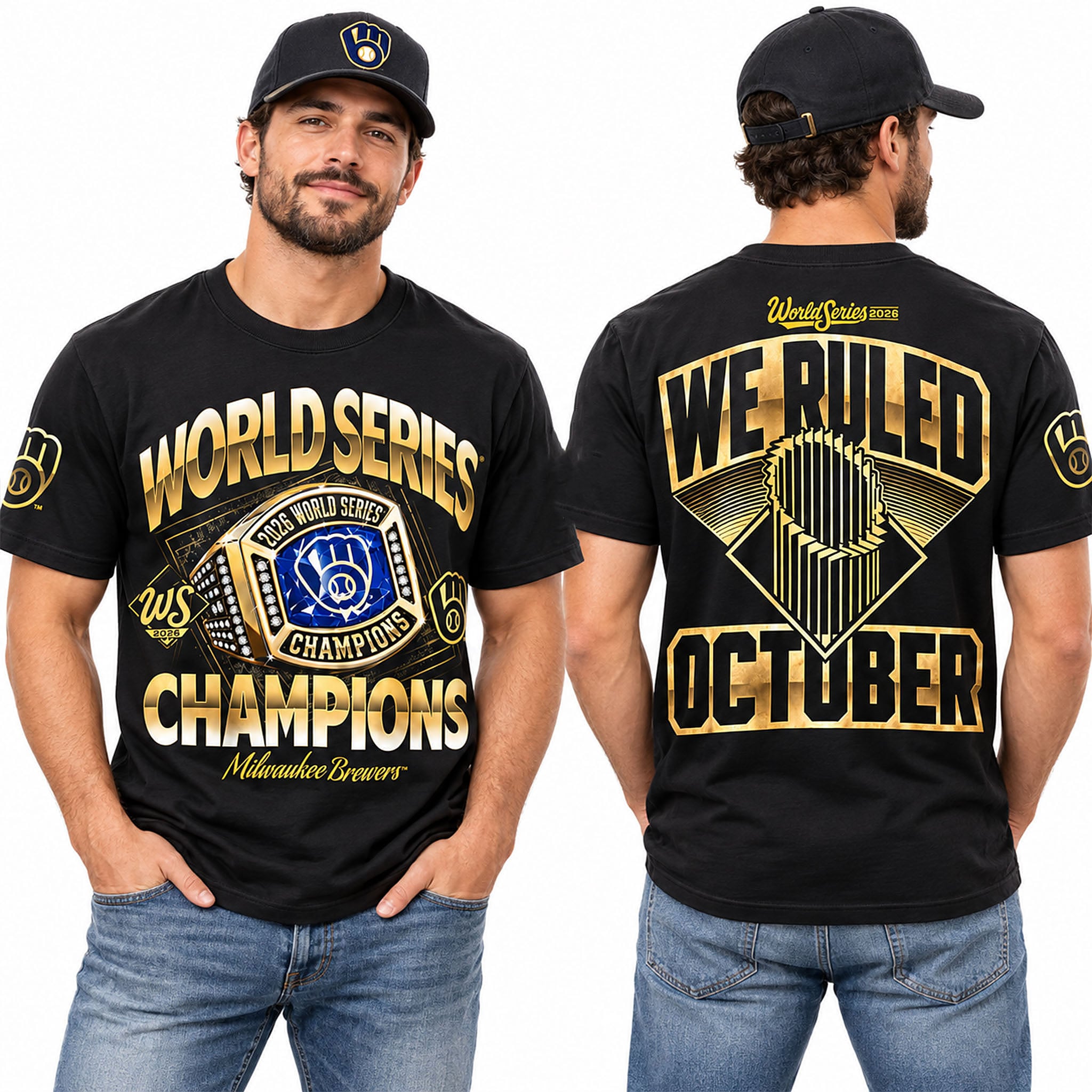 Brewers 2026 World Series Champions We Ruled October Shirt 2 Brewers 2026 World Series Champions We Ruled October Shirt 2
