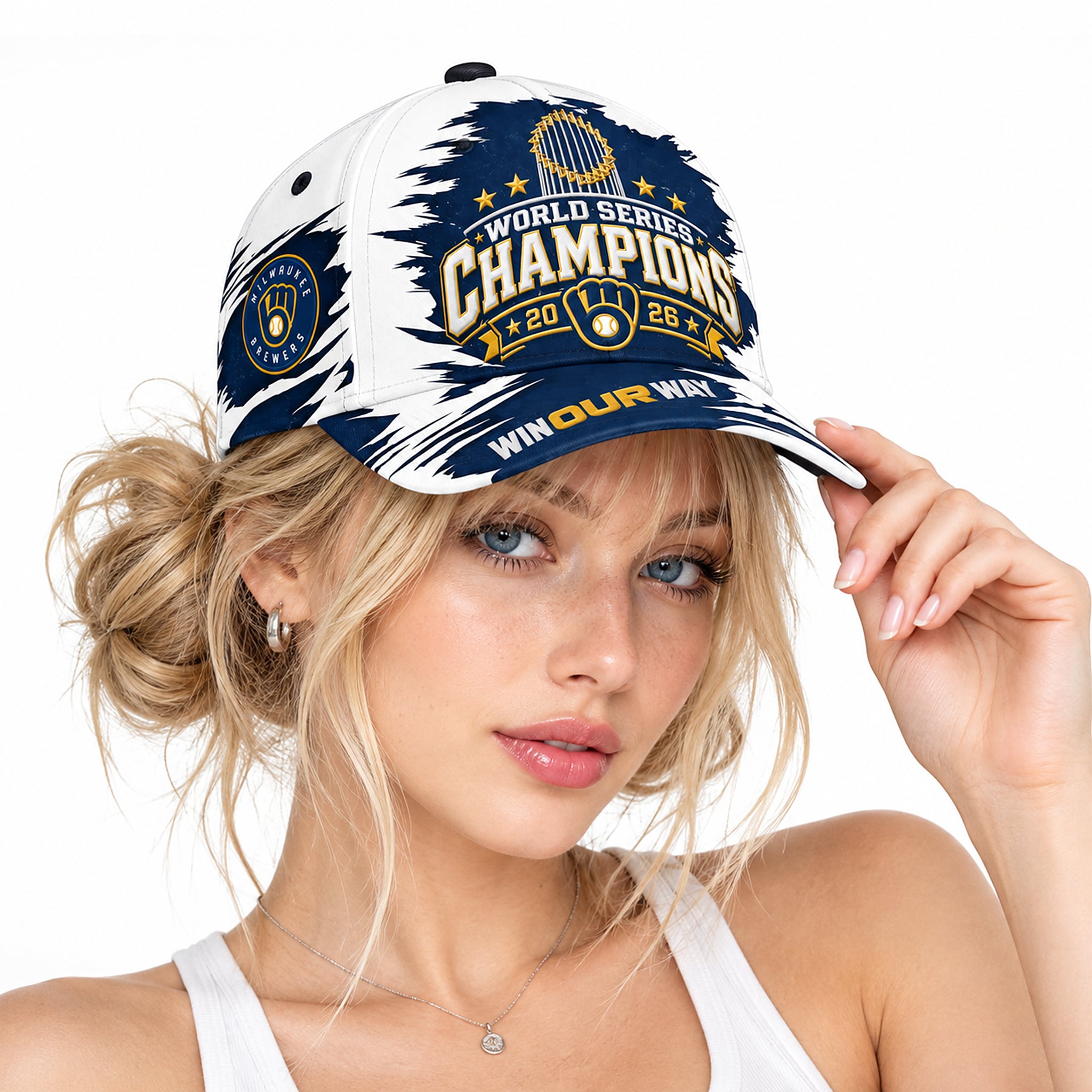 Brewers 2026 World Series Champions Win Our Way Hat 2 Brewers 2026 World Series Champions Win Our Way Hat 2