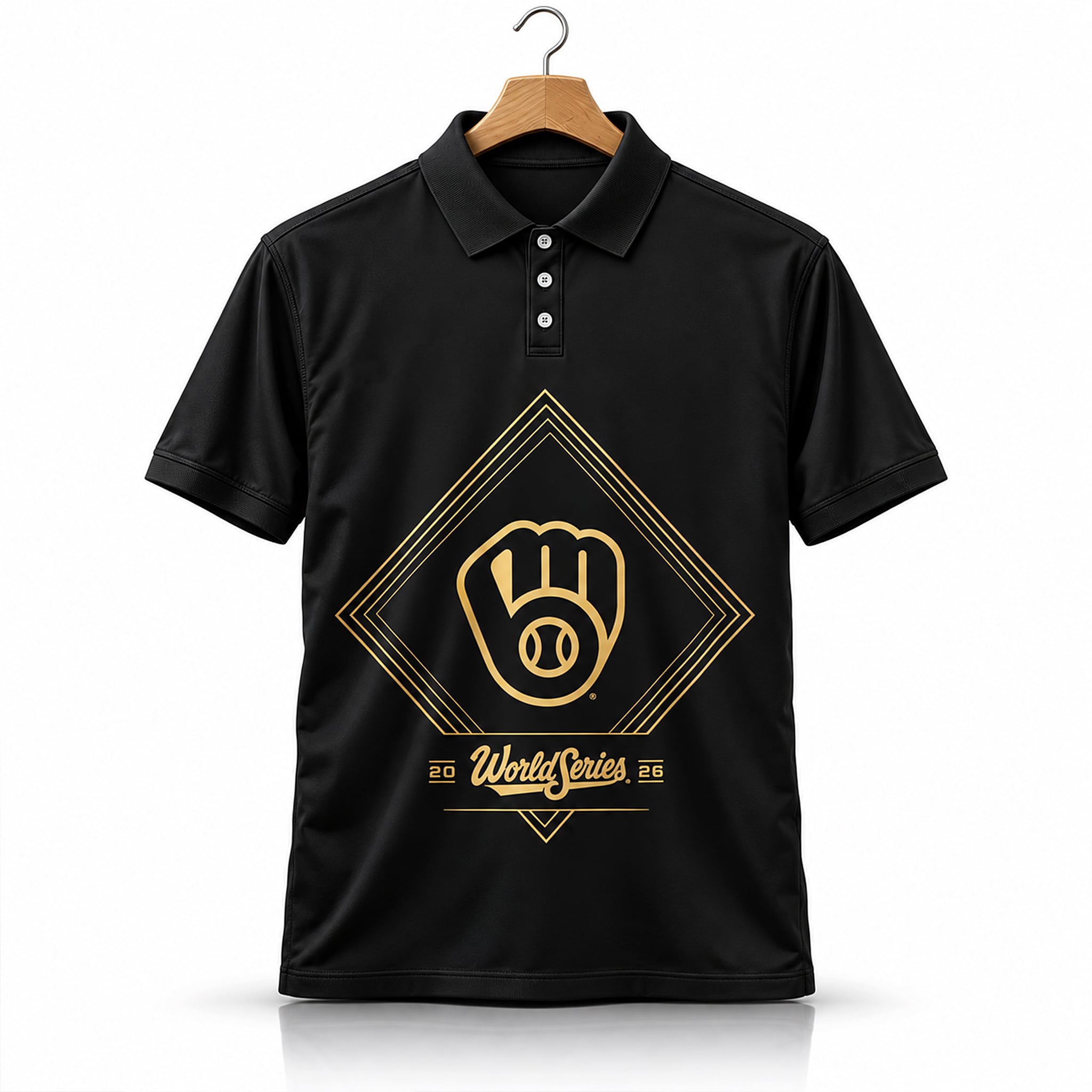 Brewers 2026 World Series Team Name Polo Shirt 1 Brewers 2026 World Series Team Name Polo Shirt 1