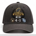 Brewers 4 Rays 1 2026 World Series Champions Hat