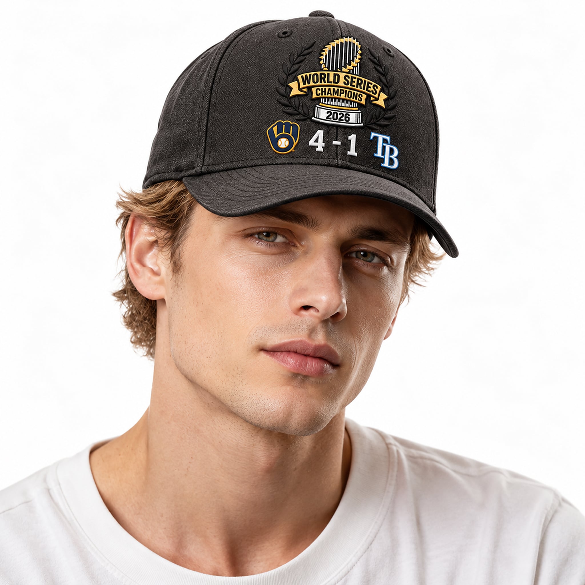 Brewers 4 Rays 1 2026 World Series Champions Hat 2 Brewers 4 Rays 1 2026 World Series Champions Hat 2