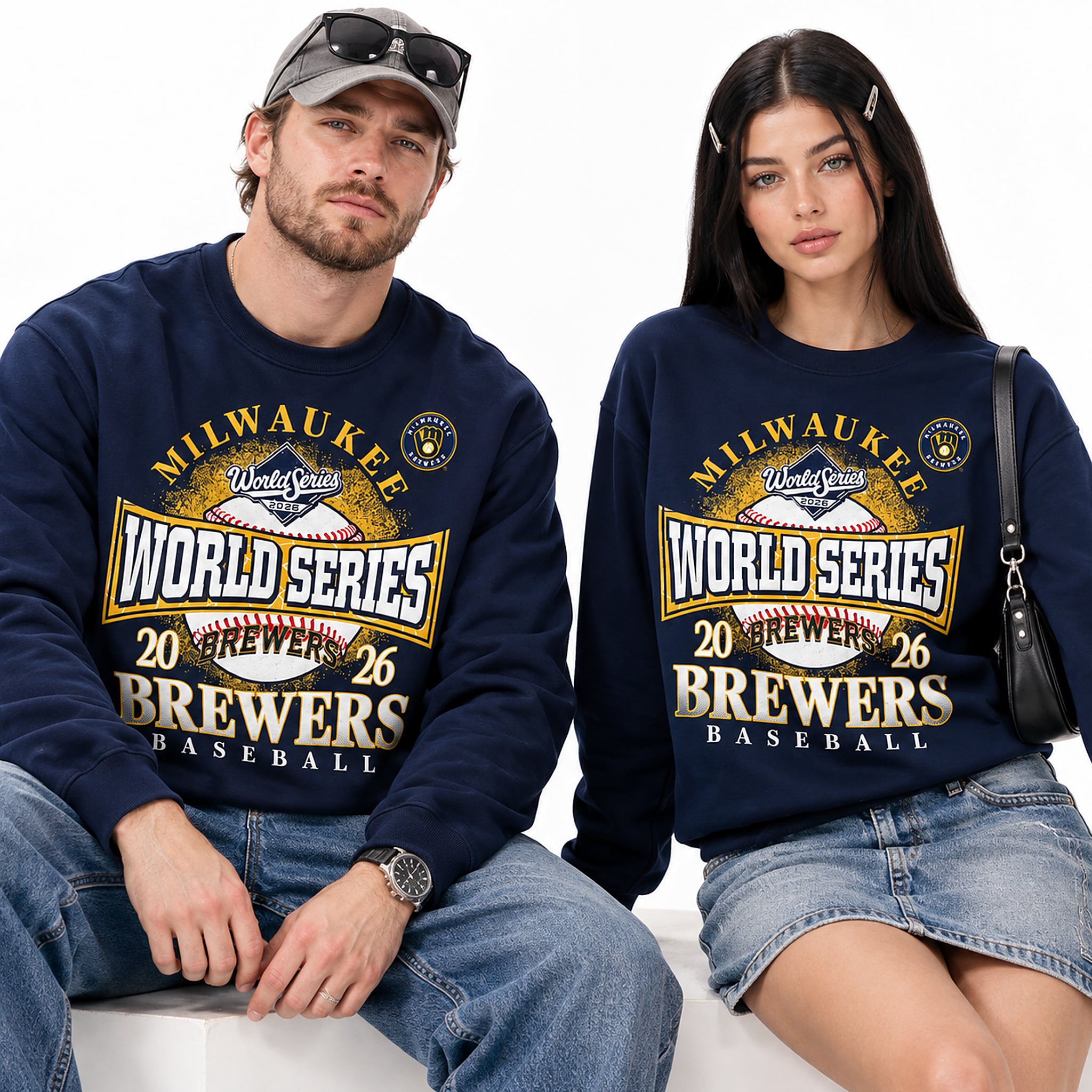 Brewers Baseball World Series Champions 2026 Sweatshirt 2 Brewers Baseball World Series Champions 2026 Sweatshirt 2