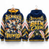 Brewers Cartoon Brew Crew World Series Champions 2026 Hoodie 2 1