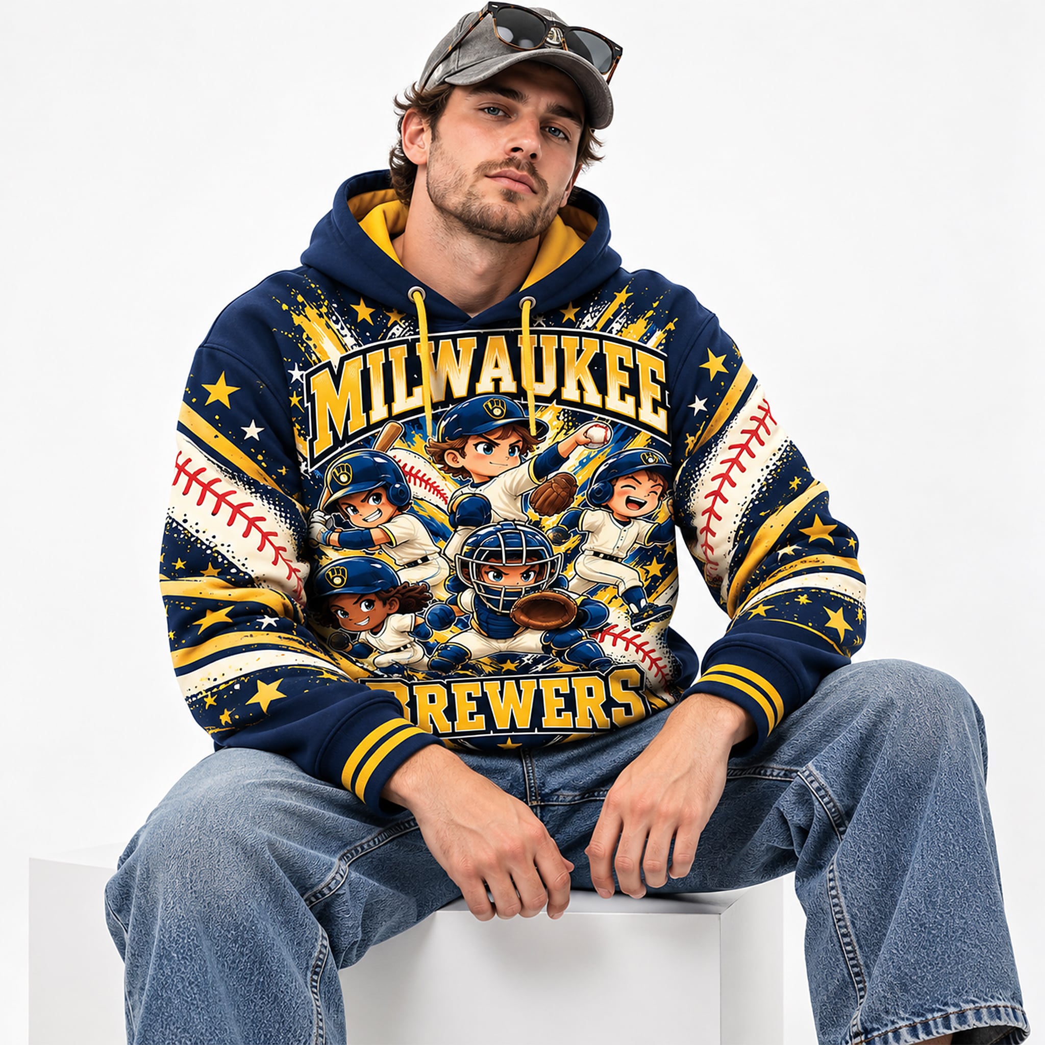 Brewers Cartoon Brew Crew World Series Champions 2026 Hoodie 2 2 Brewers Cartoon Brew Crew World Series Champions 2026 Hoodie 2 2