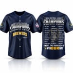 Brewers National League Champions Win Our Way 2026 Jersey