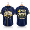 Brewers Postseason NL Central 4 Peat Champs 2026 Jersey 1
